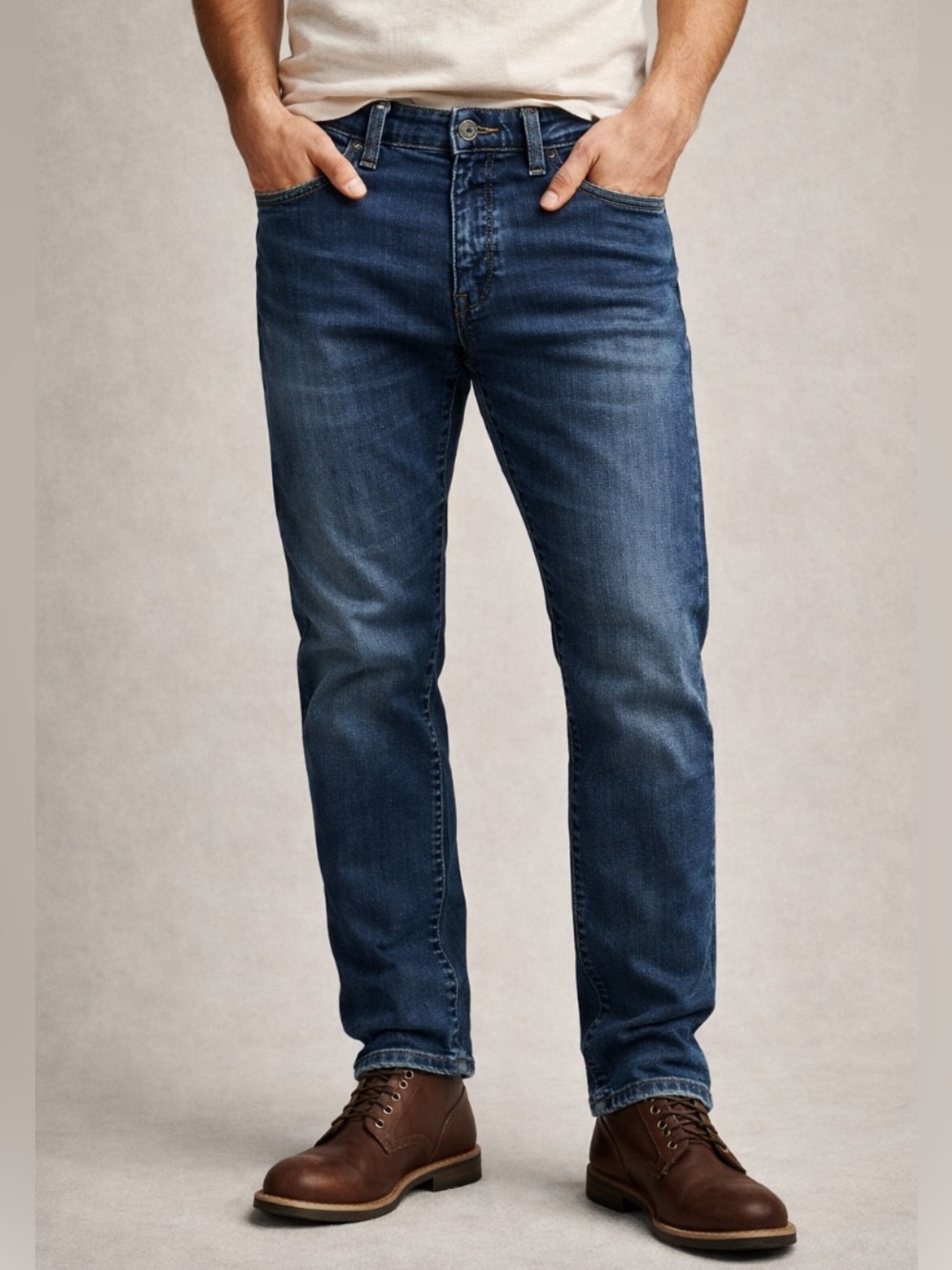 Slim Fit Men’s Jeans - Dark Blue